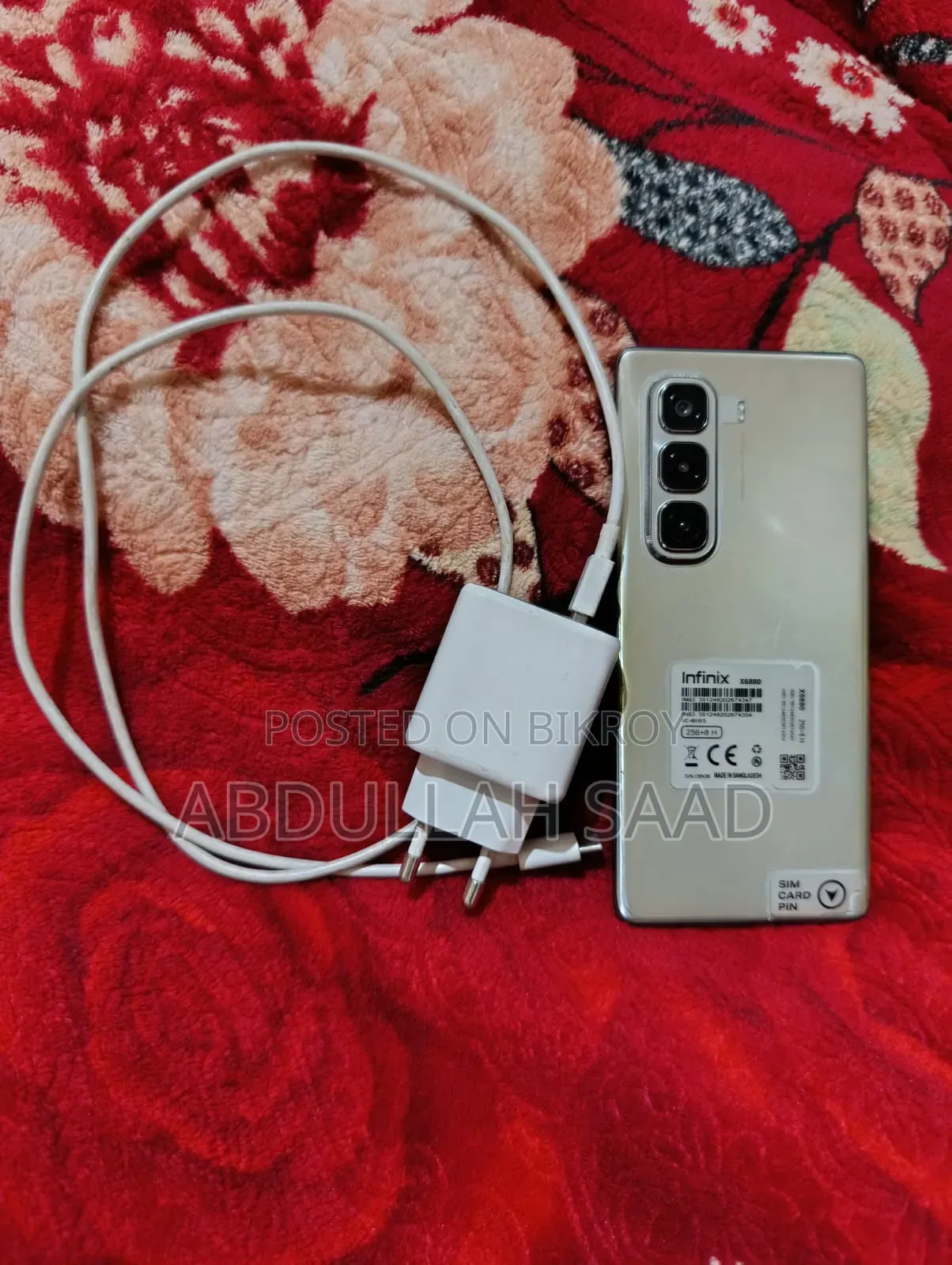 Infinix Hot 50 Pro+ 4G 256 GB White