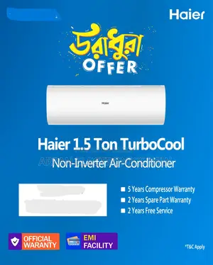 Haier 5 Years Warranty 1.5 Ton Split Ac Non Inverter Amazing Offer