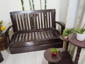 কাঠের সোফা