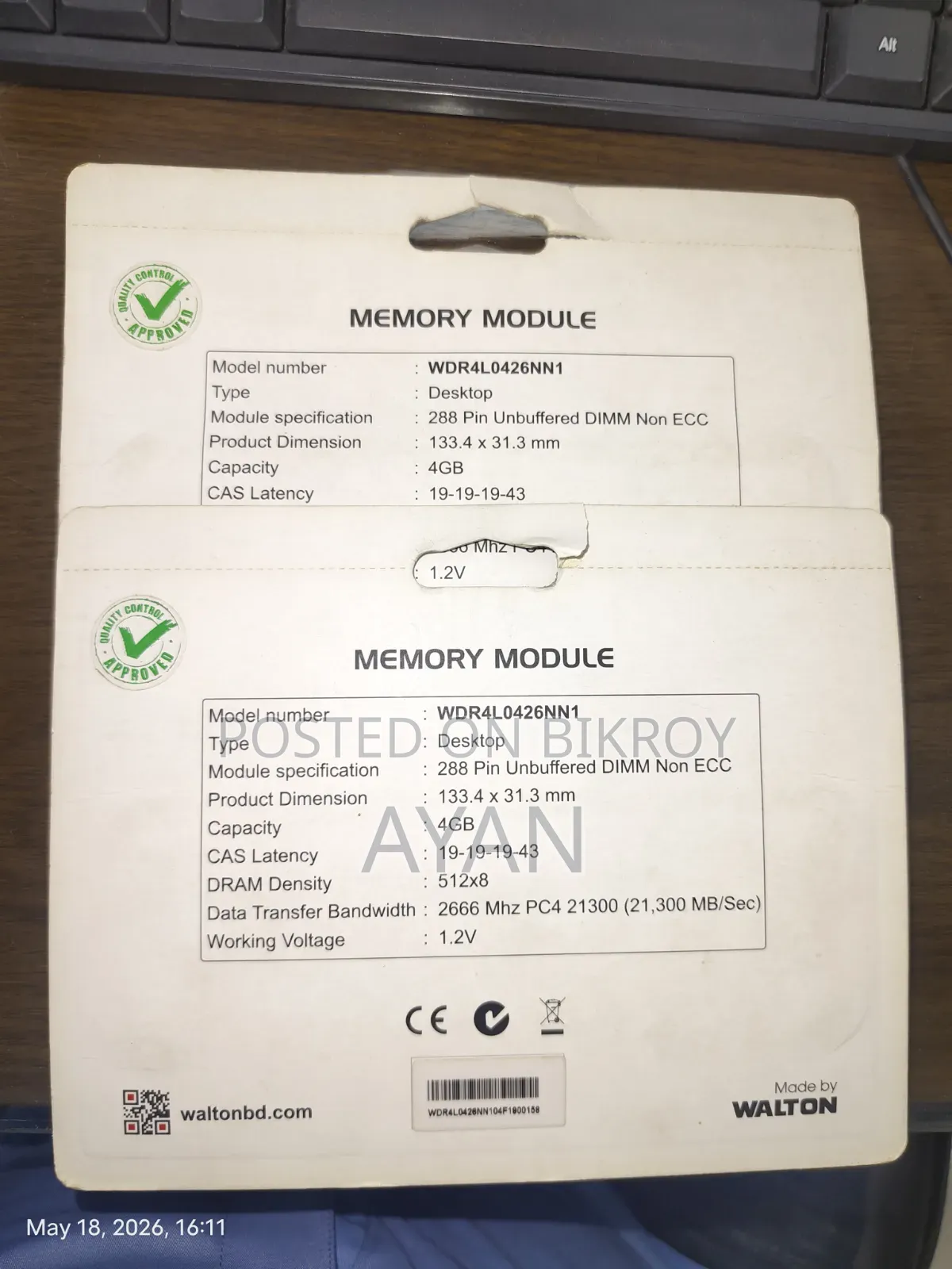 Desktop Ram