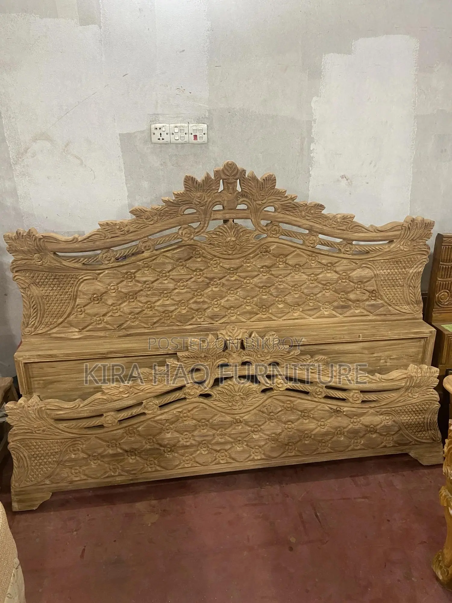 Chittagong Teak Wood Bed