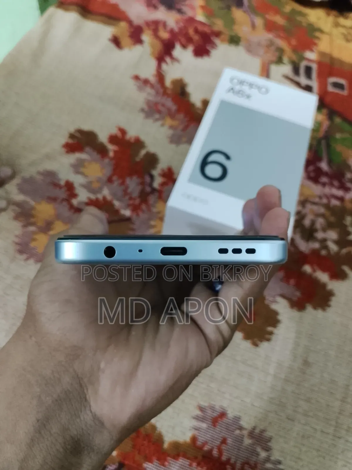 New Oppo A6x 128 GB Blue