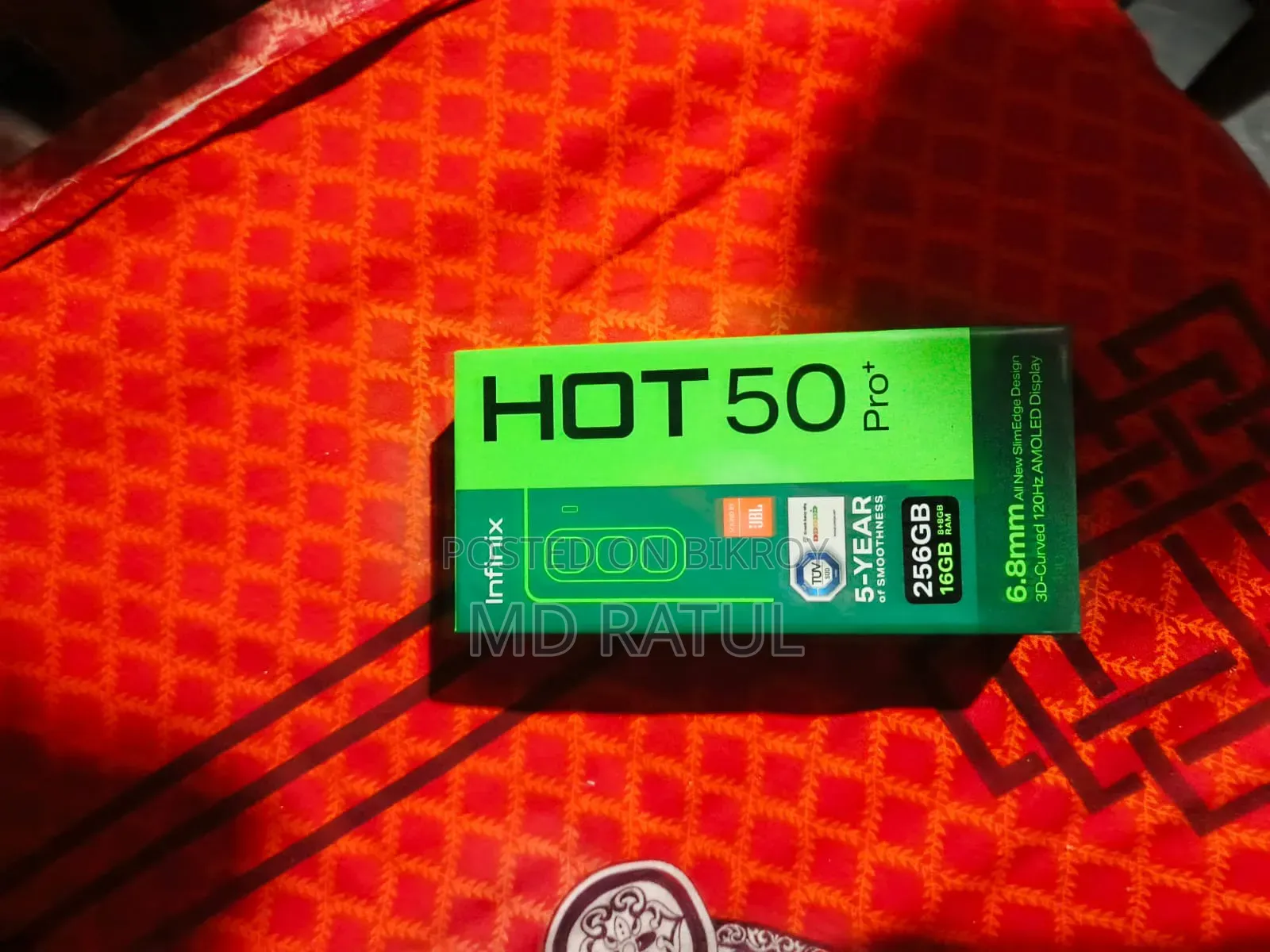 New Infinix Hot 50 Pro+ 4G 256 GB Silver