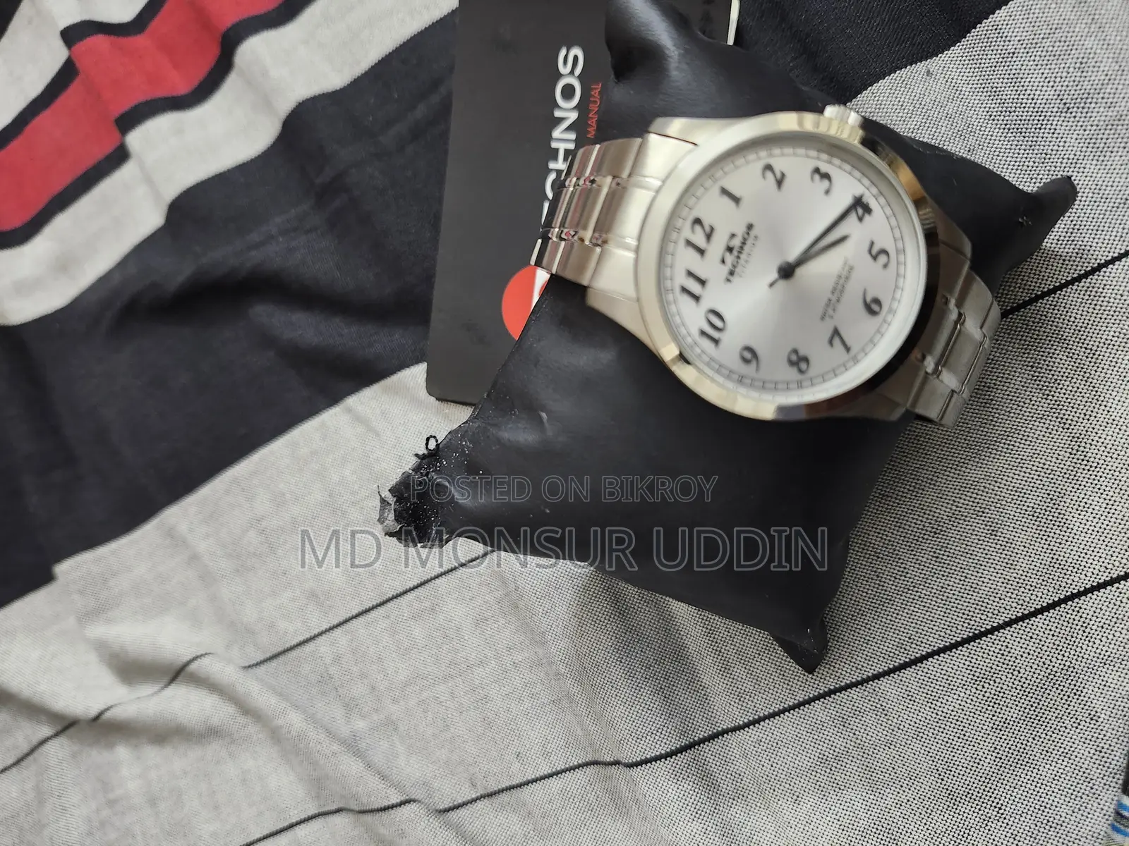 Technos Tsm905is Men's Silver Wristwatch