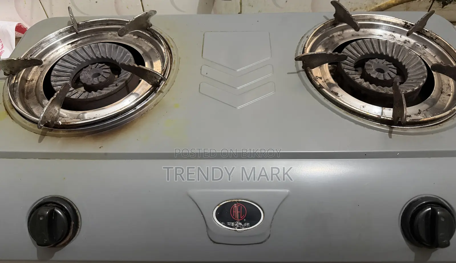 RFL Double Teflon Coating Gas Stove (2-06trb) - (Line Gas)