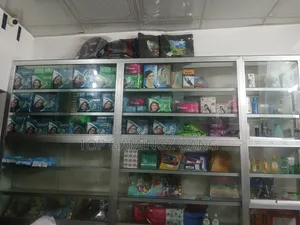 Glass Shelves and Counter