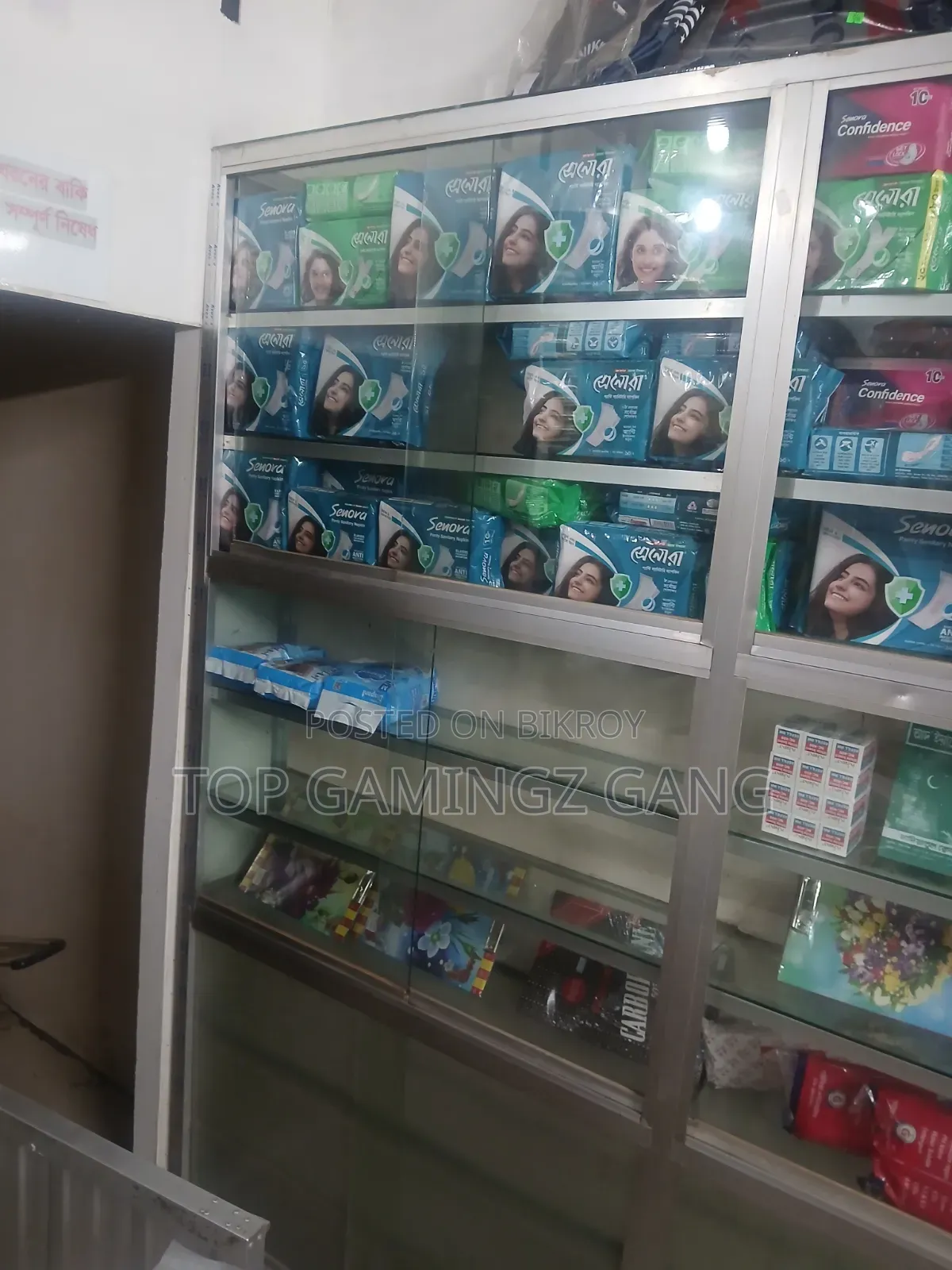 Glass Shelves and Counter