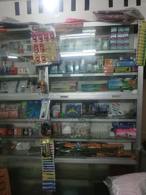 Glass Shelves and Counter