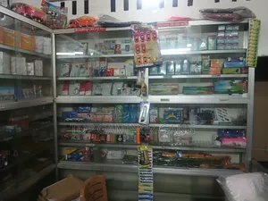Glass Shelves and Counter