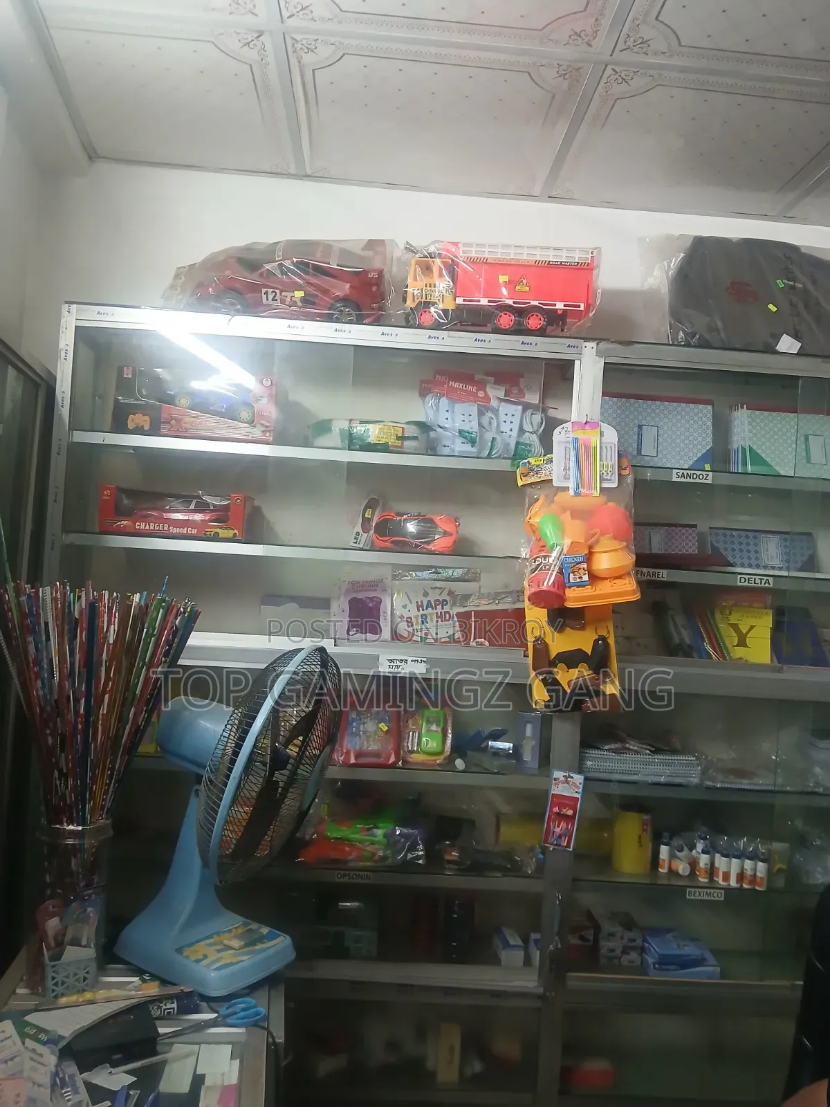 Glass Shelves and Counter