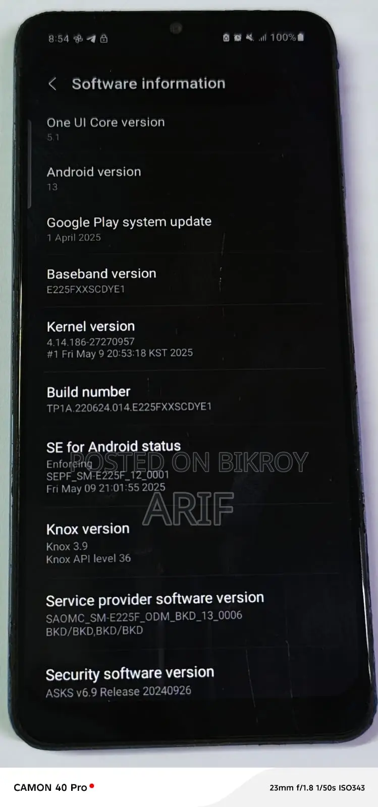 Samsung Galaxy F22 128 GB Blue