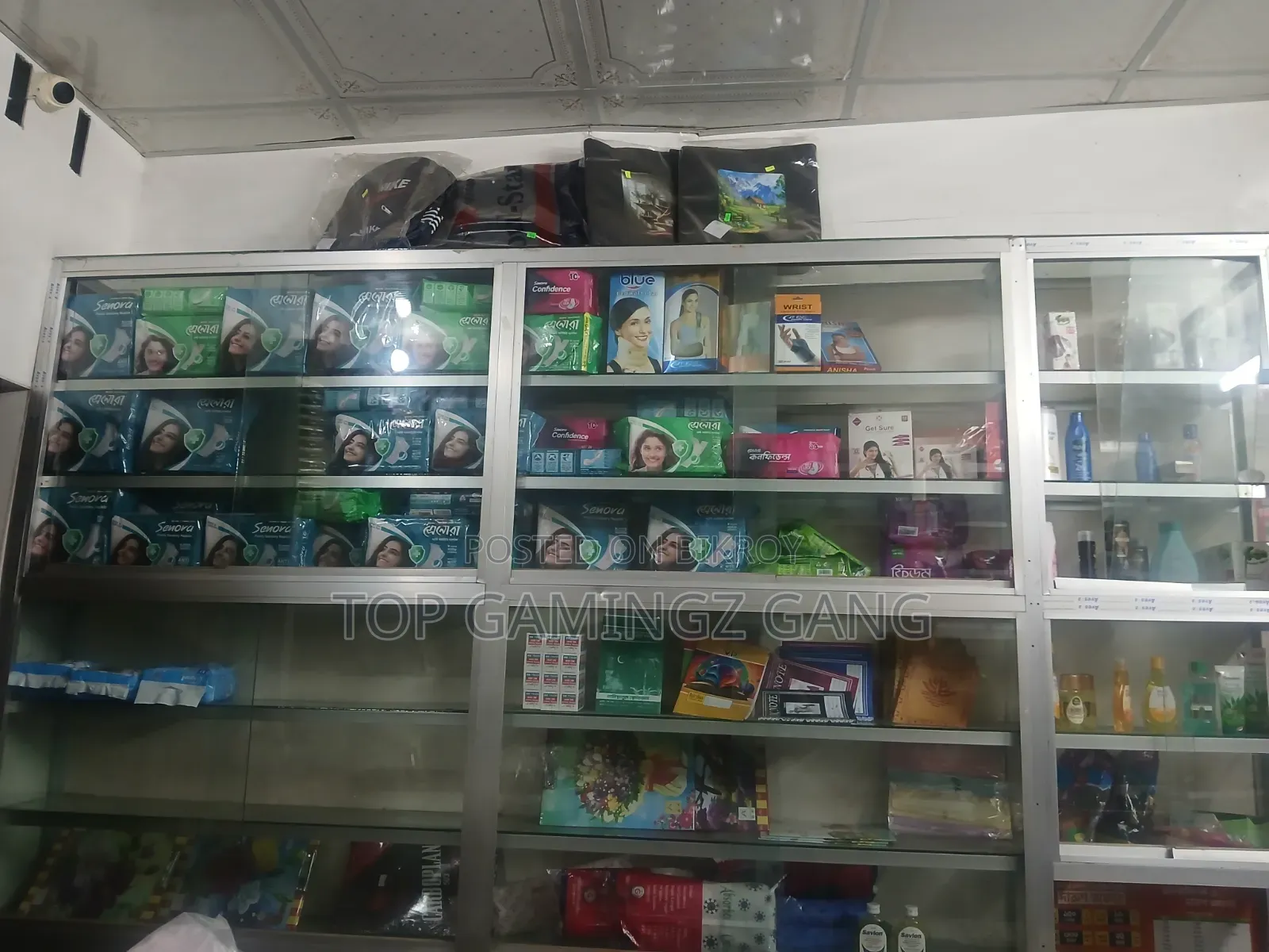 Glass Shelves and Counter