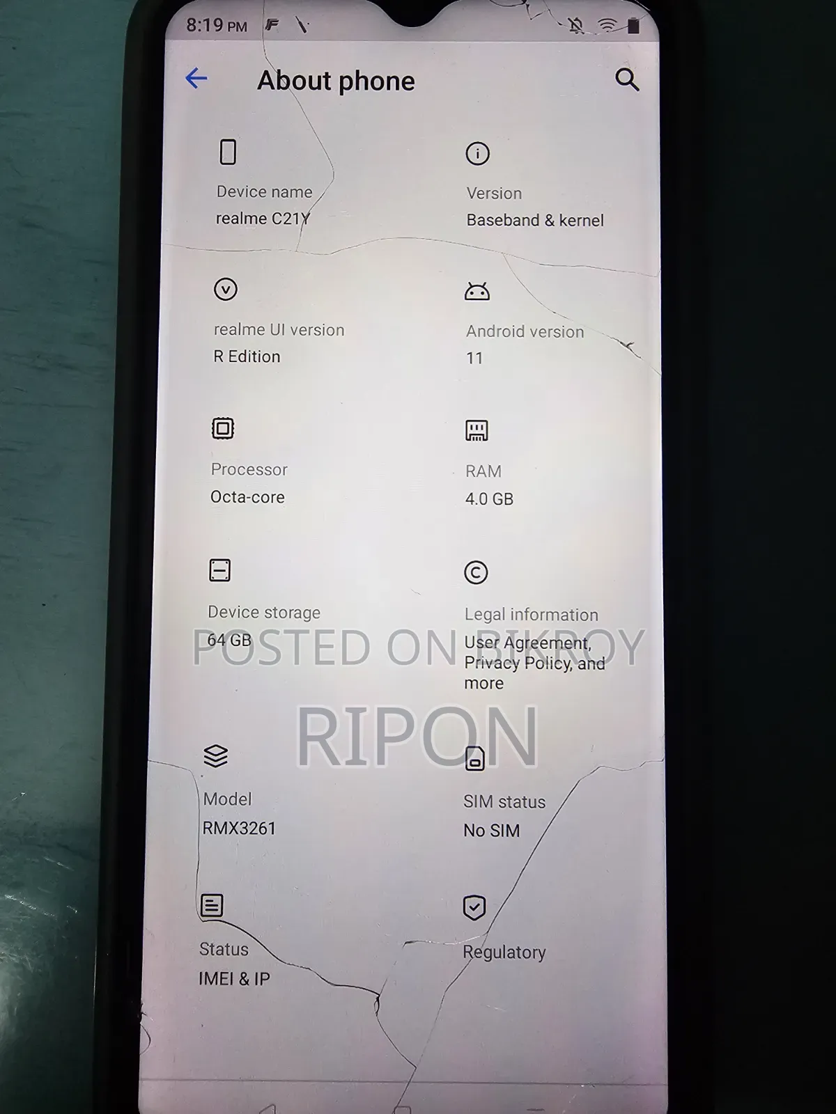 Realme C21Y 64 GB Blue