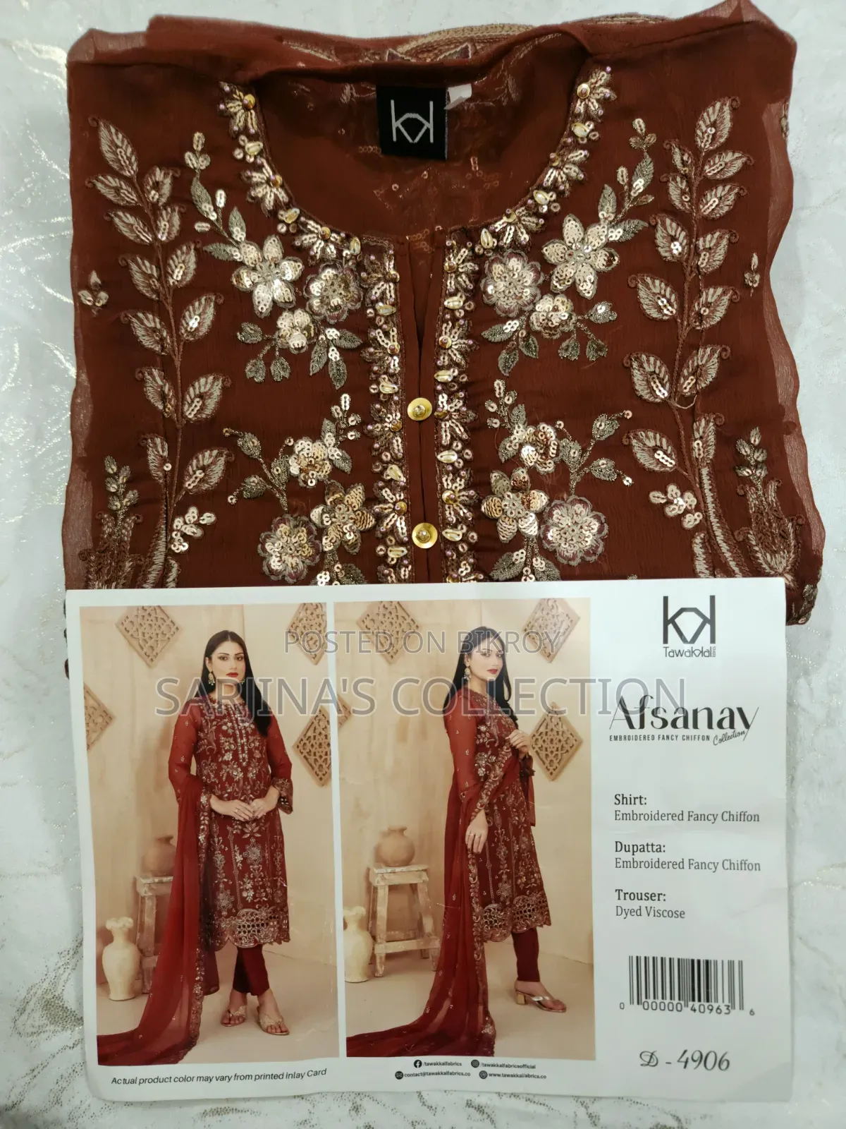 Afsanay By Tawakkal (Pakistani Brand)