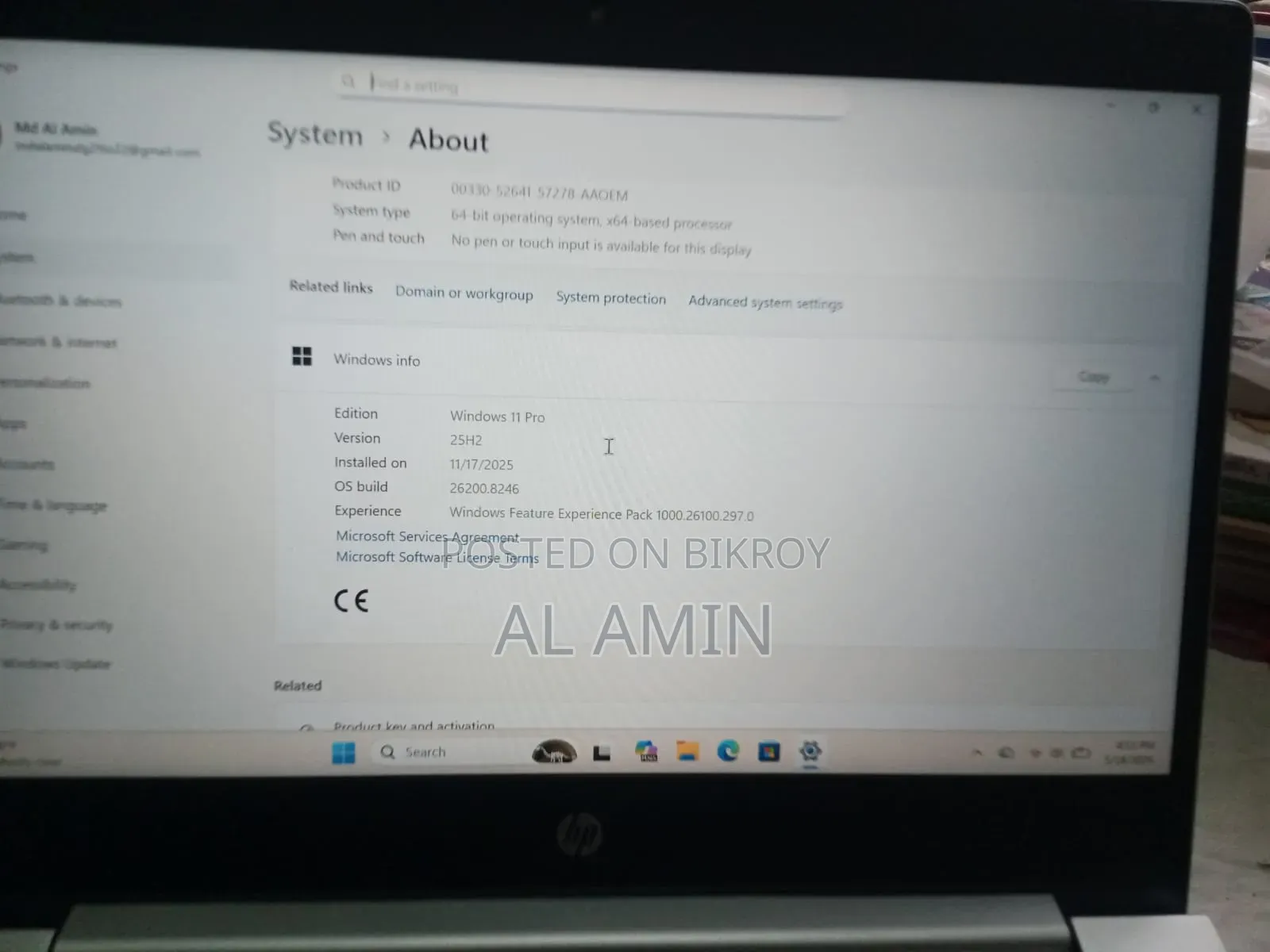 Laptop HP ProBook 430 G6 8GB Intel Core I5 SSD 256GB