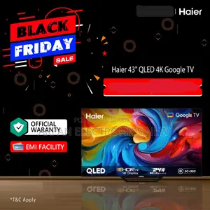 Haier H43s80eux 43" Qled Google Tv Voice Control Remote