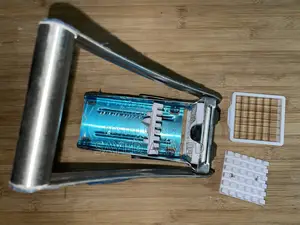 Stainless Steel French Fry Cutter - 2 Blades (Like New)