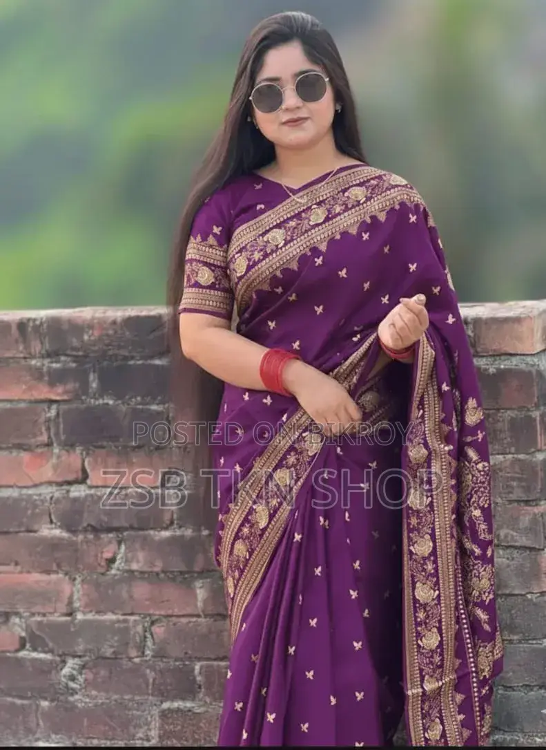 Japani Silk Sharee With Blouse Piece New Update