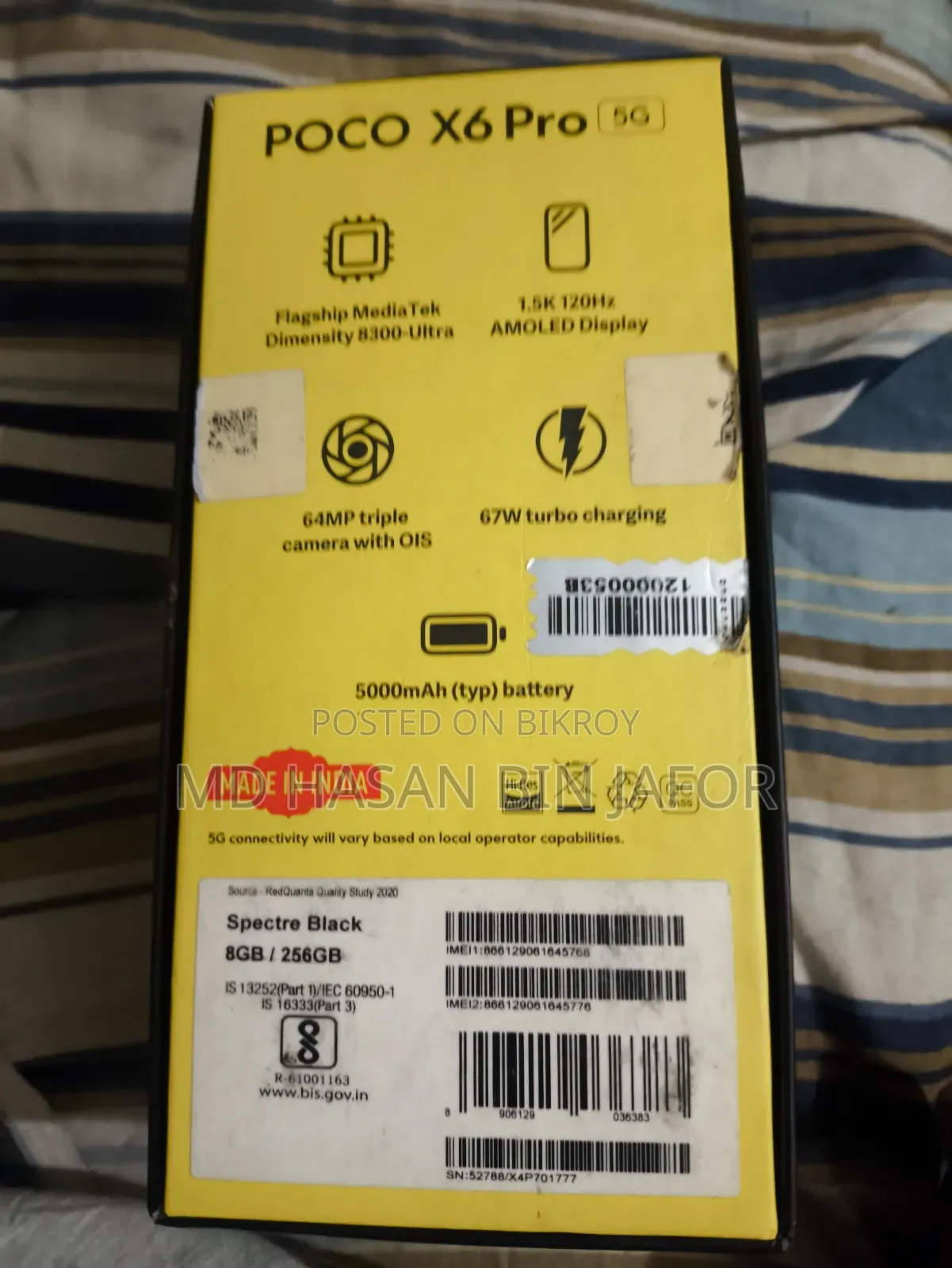Xiaomi Poco X6 Pro 256 GB Black