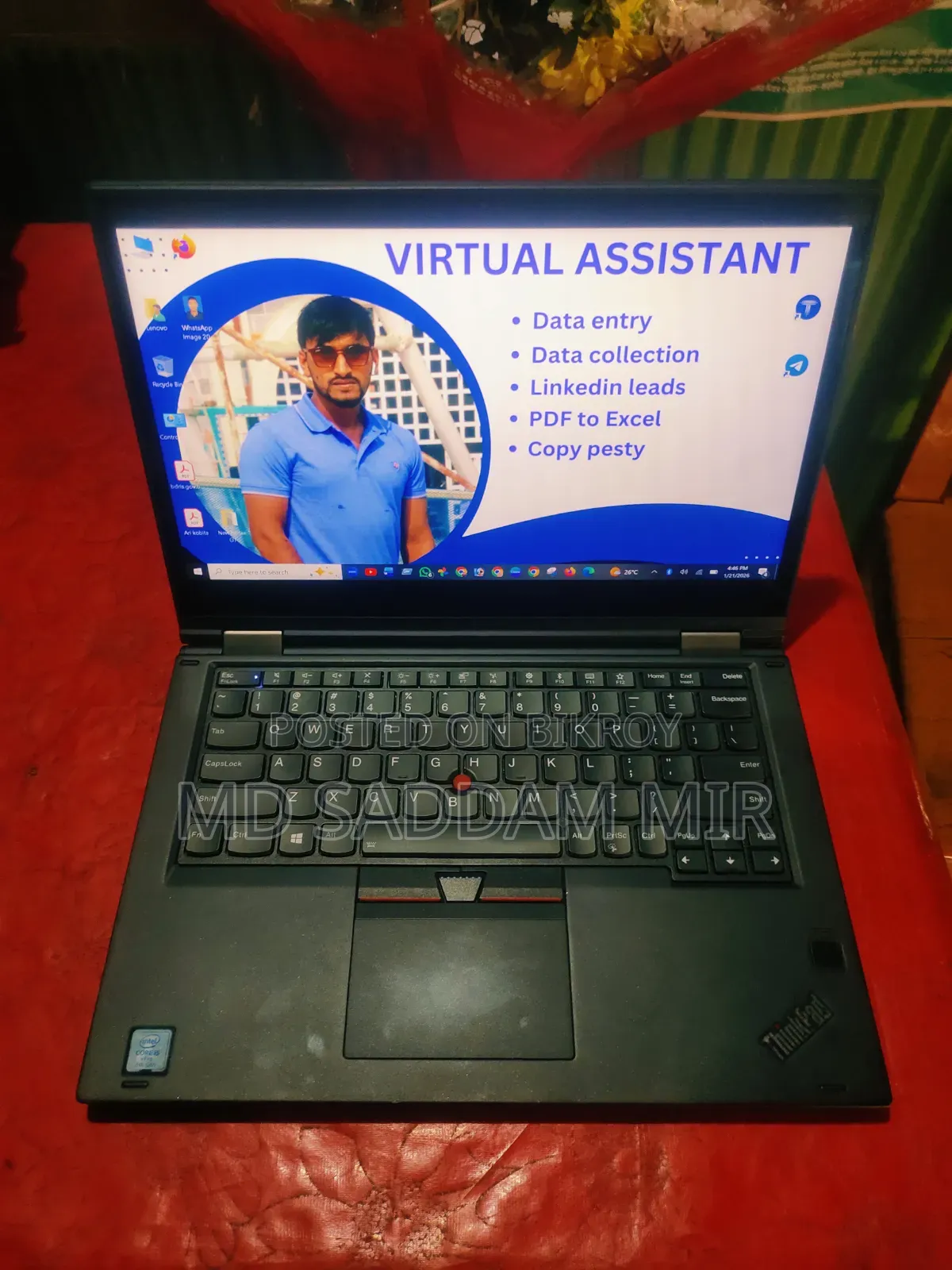 Laptop Lenovo ThinkPad X380 Yoga 16GB Intel Core I5 HDD+SSD 512GB