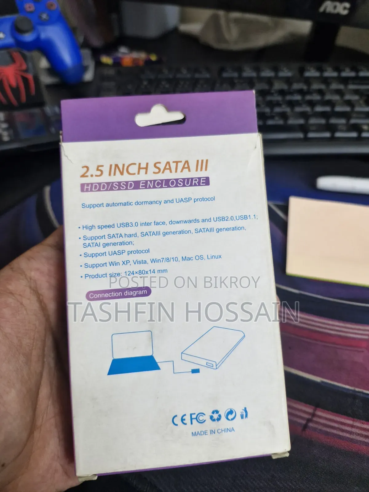 Adata SSD With Enclosure