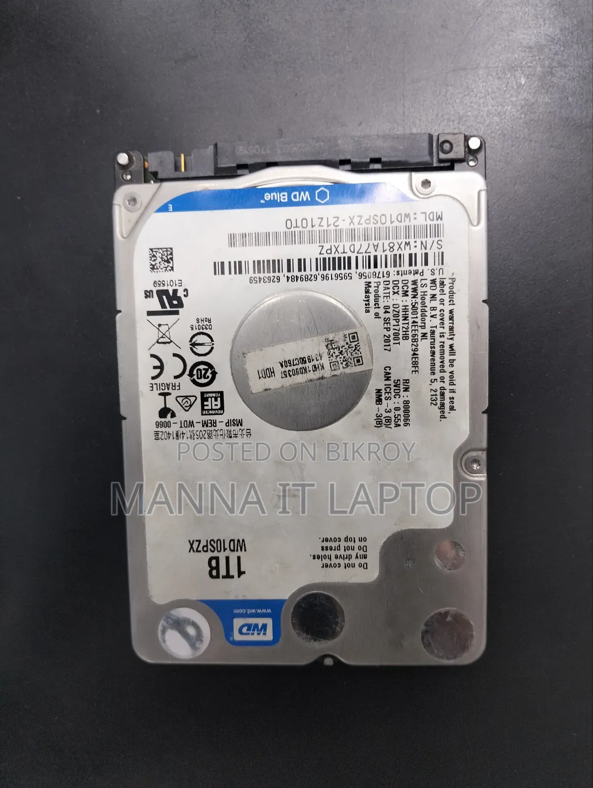 Laptop HDD 1 TB 100% Health