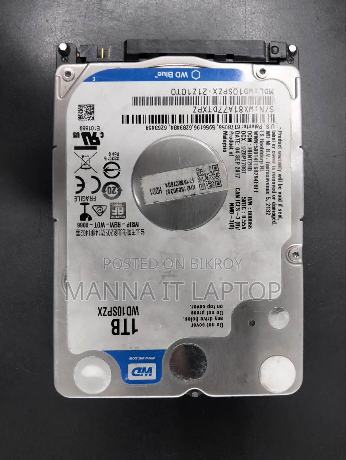 Laptop HDD 1 TB 100% Health