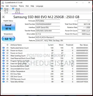 250 GB Samsung 860 Evo