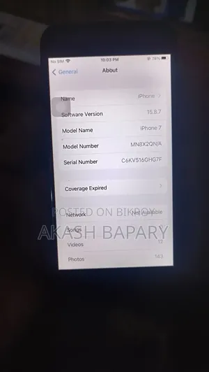Apple iPhone 7 32 GB Black