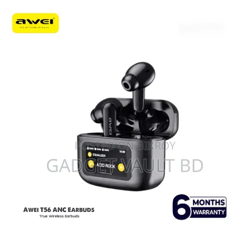 Awei T56 Anc- Wireless Earbuds