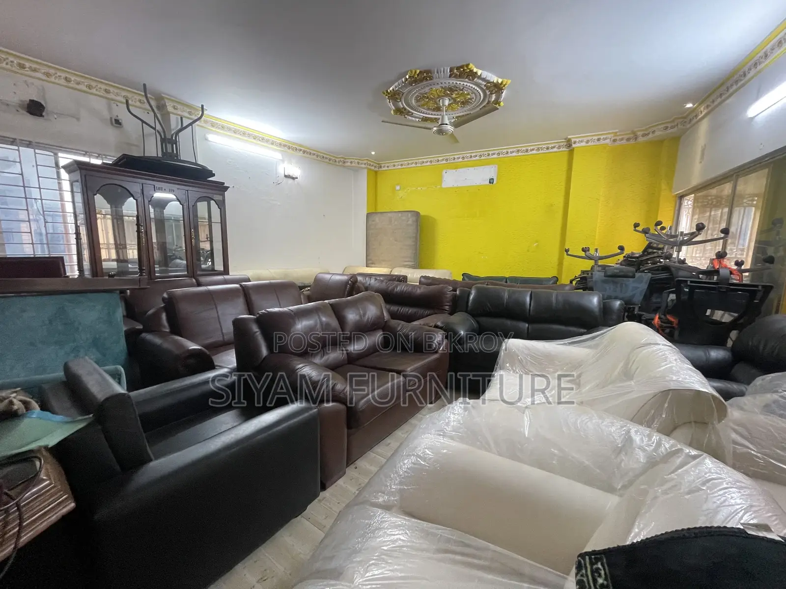 Leather Sofa 6 Seats