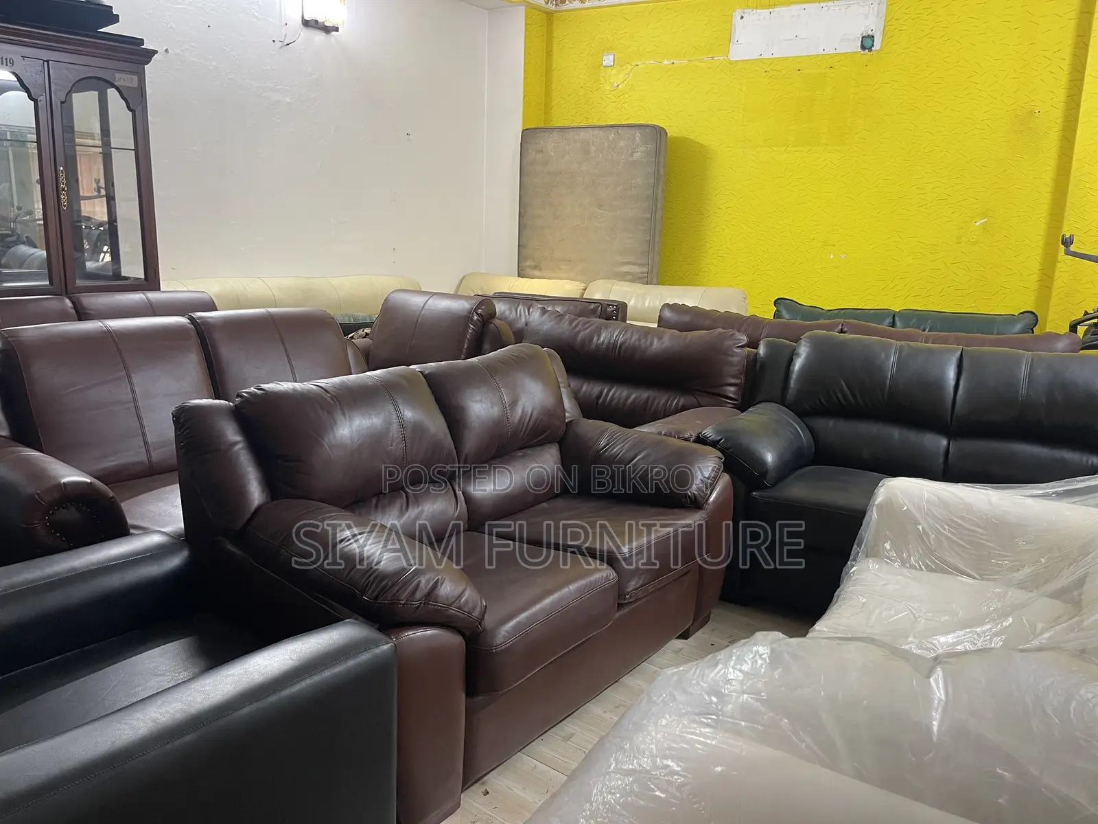 Leather Sofa 6 Seats