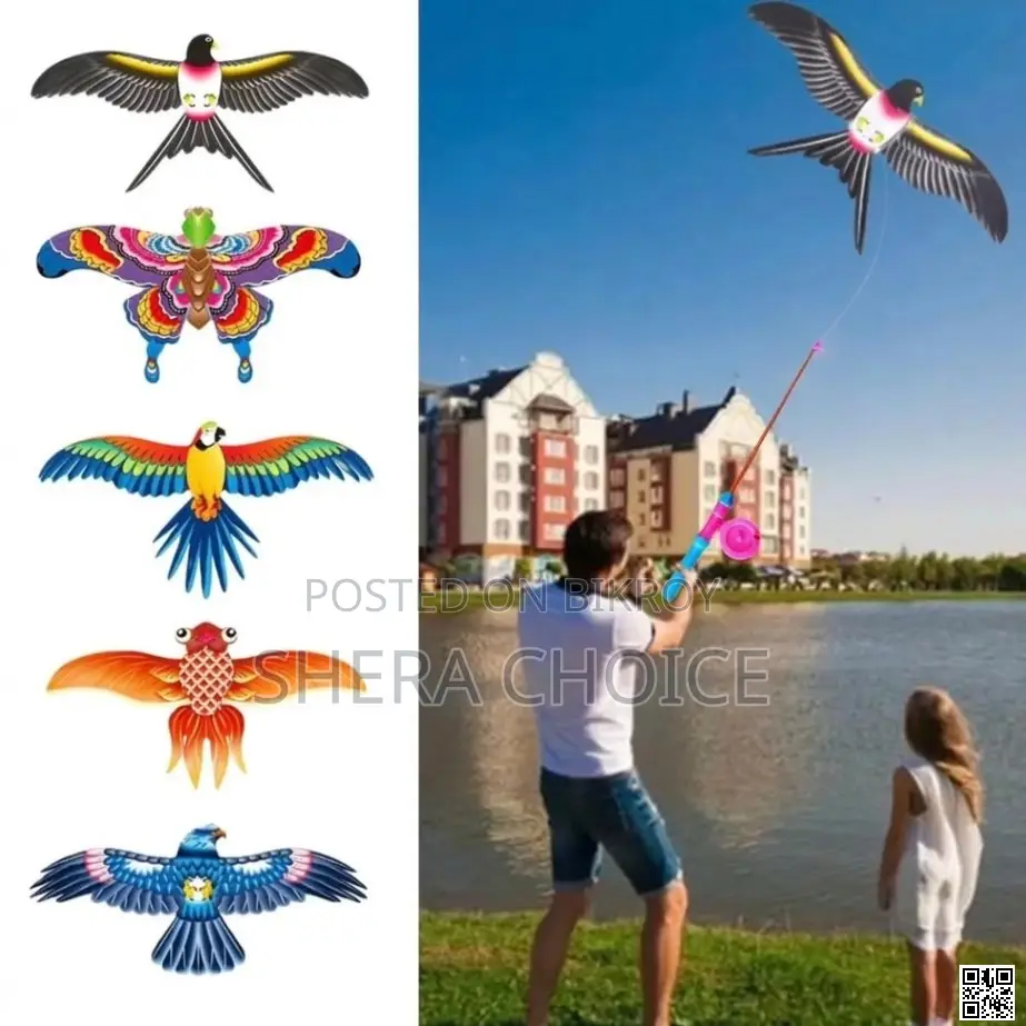 Mini Bird Kite With Fishing Rod