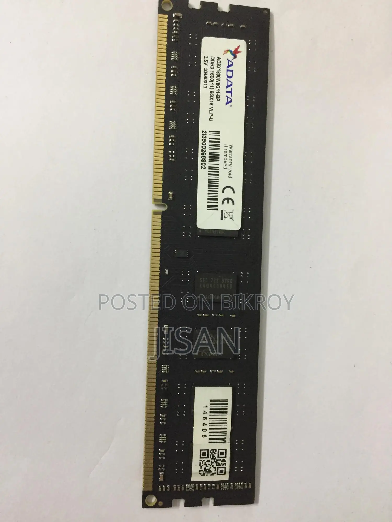 8gb Ddr3 Ram(Adata)