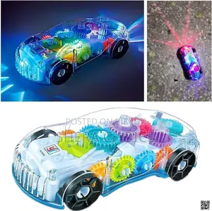 Transparent Gear Simulation Mechanical Car Toy
