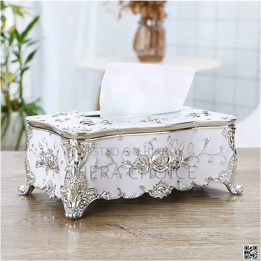 European Style Tissue Box Holder – Elegant Tissue Storage Organizer