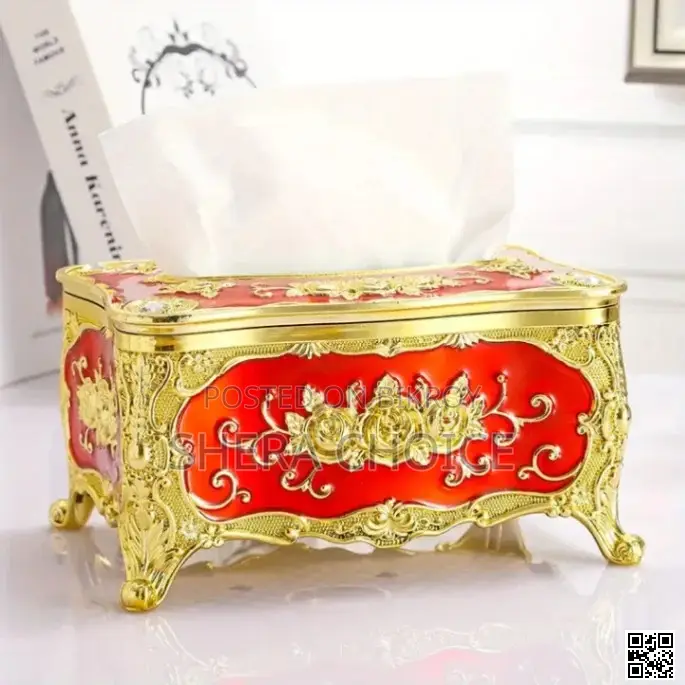 European Style Tissue Box Holder – Elegant Tissue Storage Organizer