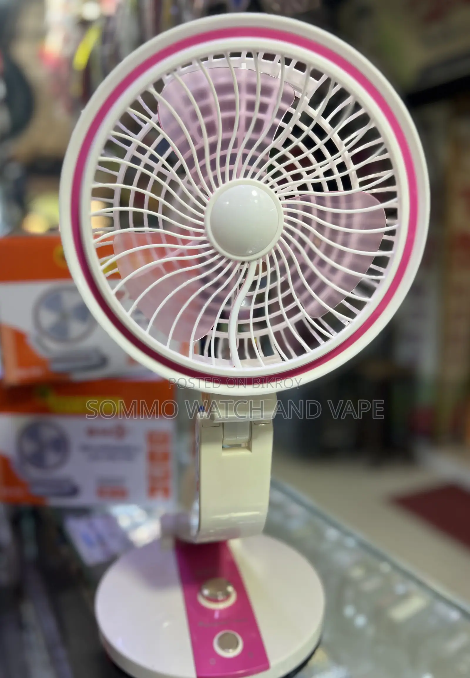 Joykaly Yg-731 Charging Fan(Double Battery)