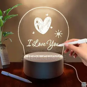 Creative 3d Visualization Lamp – Magical Light Modern Decor In One!