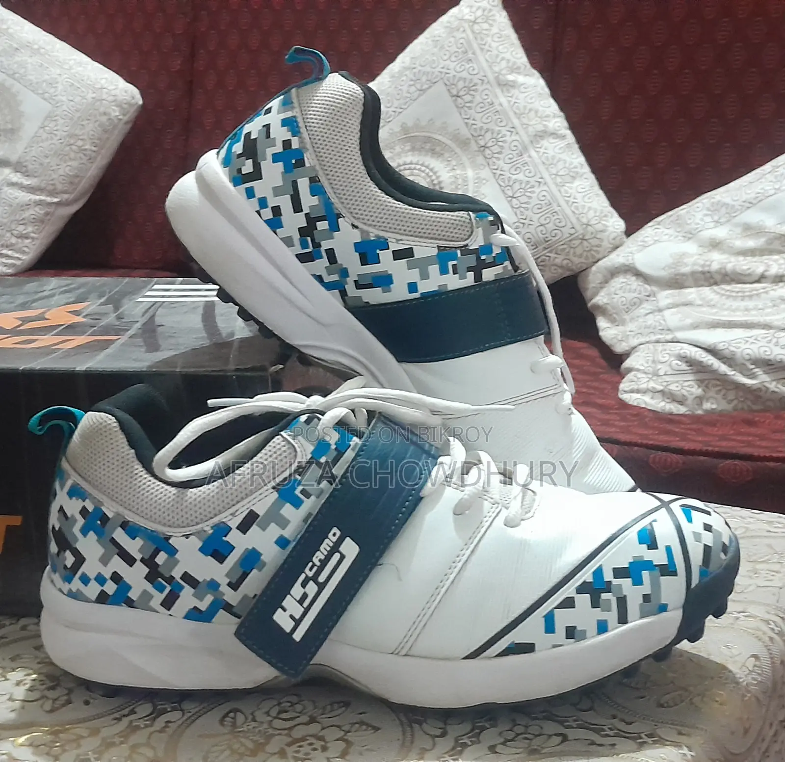 Hs Camo High Quality Cricket Shoe Best For Cricket Practice