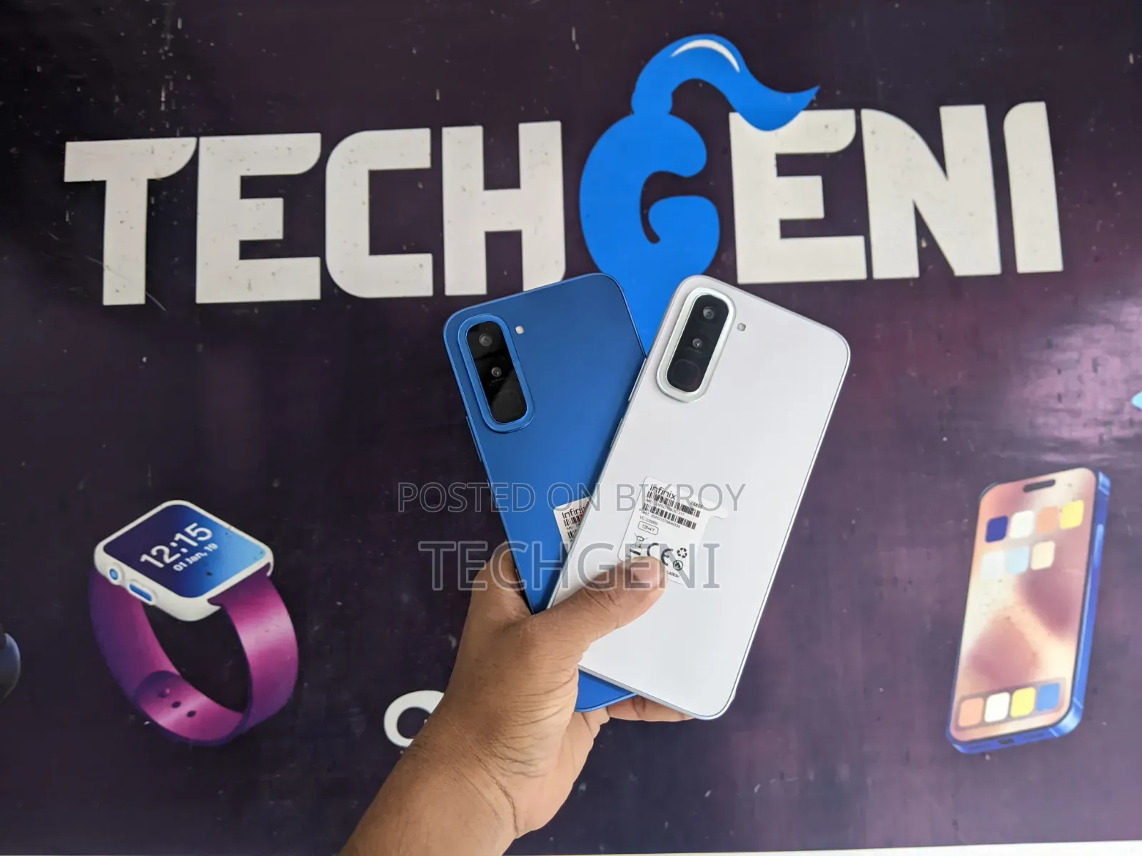 Infinix 4 GB Blue