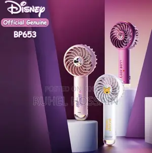 Disney Bp653 Portable Usb Charging Handheld Small Fan