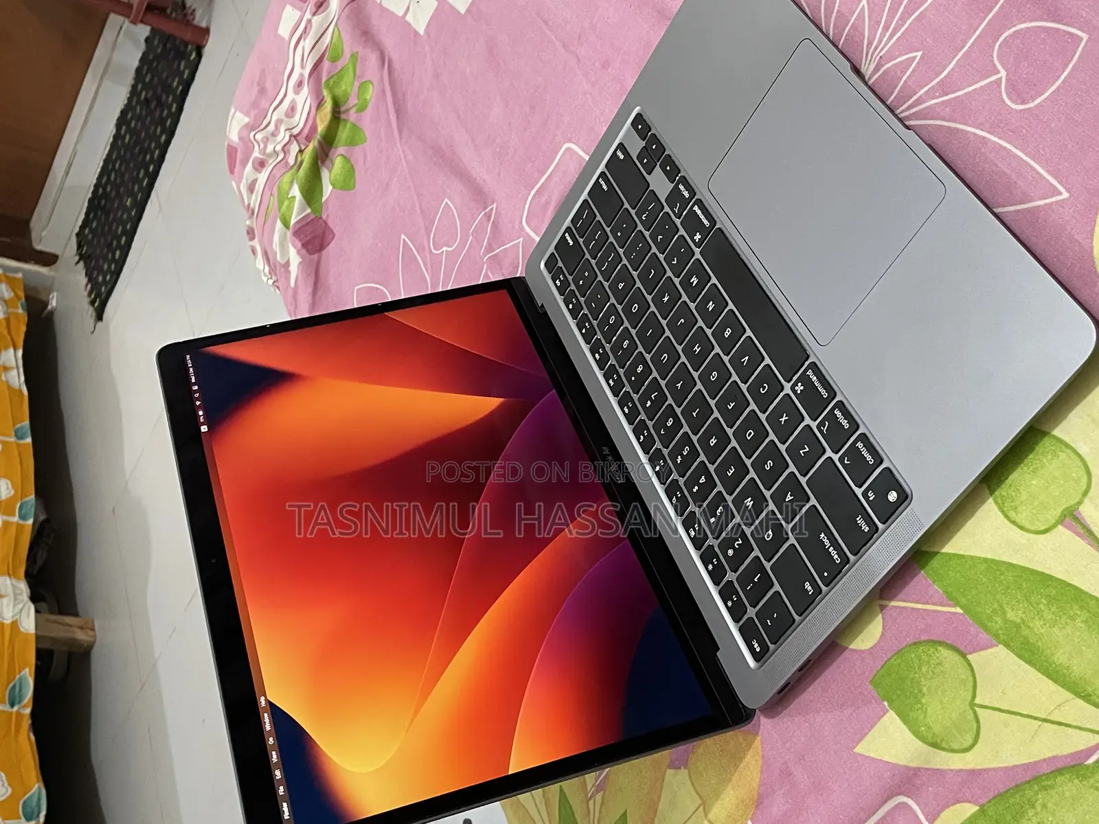 ল্যাপটপ অ্যাপল ম্যাকবুক ৮জিবি অ্যাপল এম১ এসএসডি ১২৮জিবি