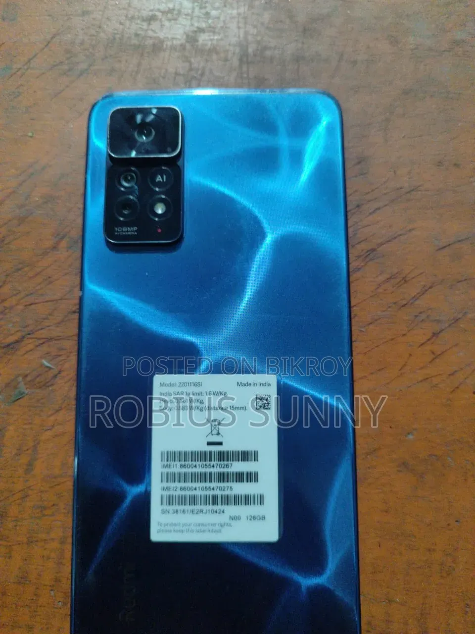 Xiaomi Redmi Note 11 128 GB Blue