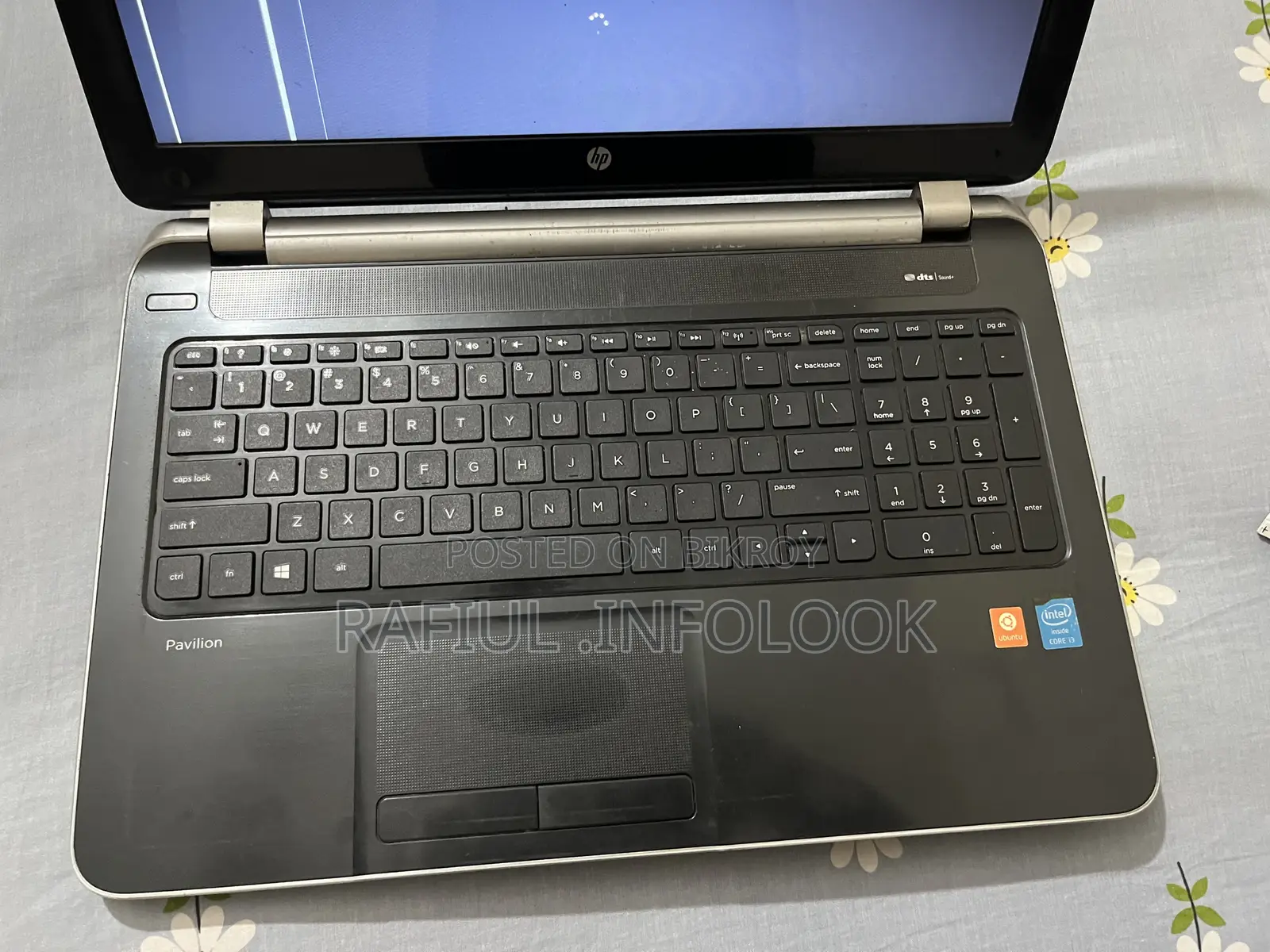 Laptop HP 15-Ra003nia 4GB Intel Core I3 HDD 512GB