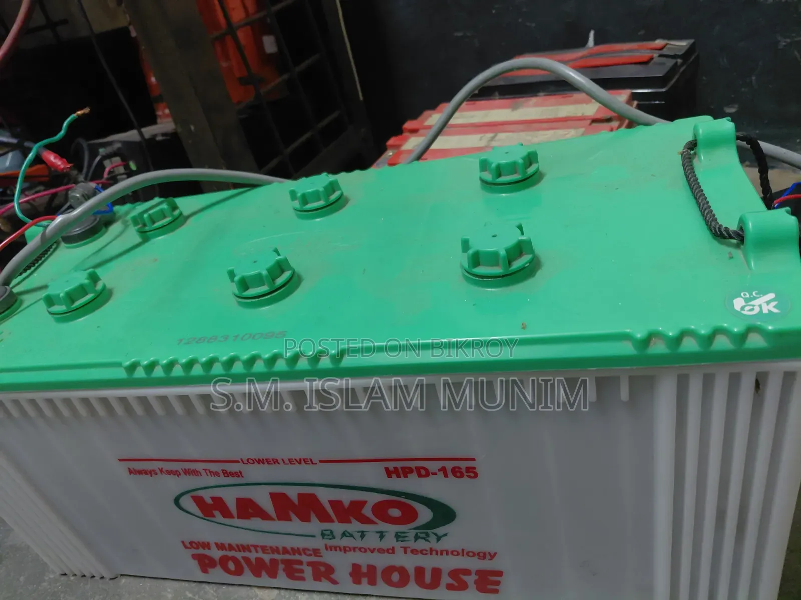 IPS Battery Hamko 165 Ampere