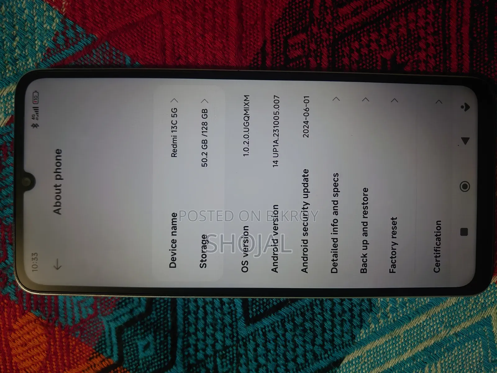 New Xiaomi Redmi 13C 5G 128 GB White