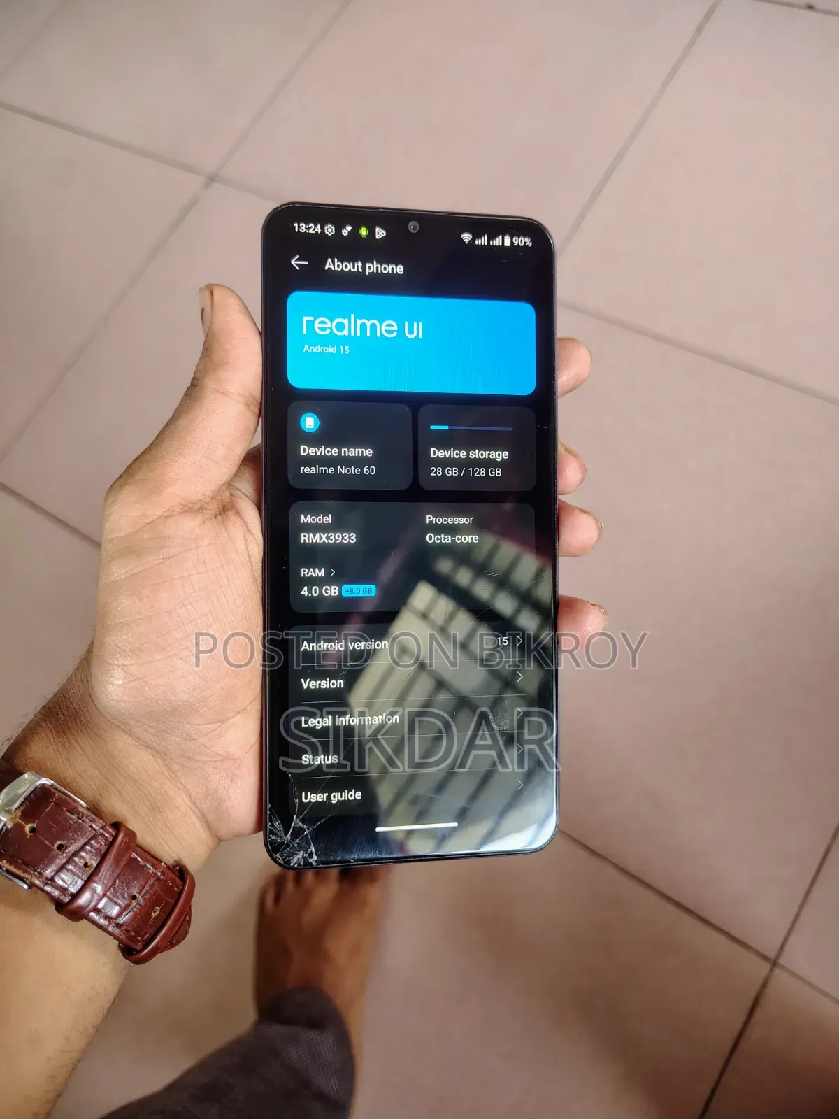 Realme Note 60 128 GB Black