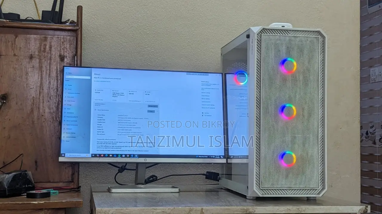 Desktop Computer Gigabyte GA-H110MSTX-HD3-ZK 8GB AMD Ryzen 5 SSD 250GB