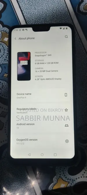 OnePlus 6 128 GB Black